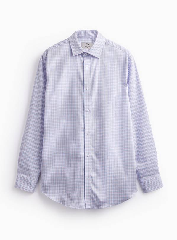 Multi Cotton Twill Long Sleeved Regular Fit Check Shirt 21